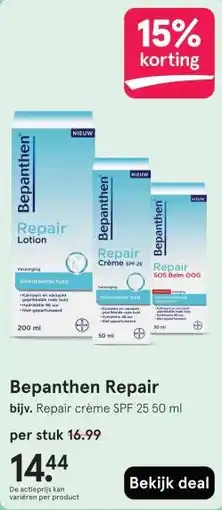 Etos Bepanthen Repair aanbieding