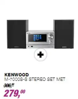 EP Kenwood m-7000s-s stereo set met aanbieding