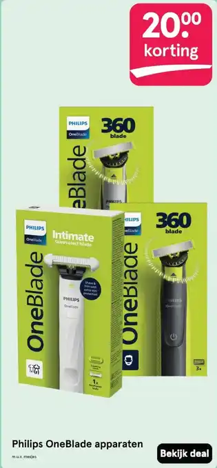 Etos Philips OneBlade apparaten aanbieding