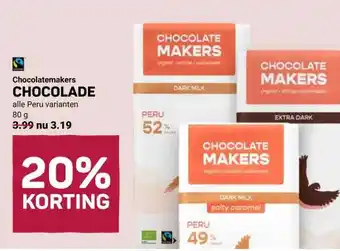 Ekoplaza Chocolatemakers chocolade aanbieding