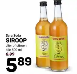 Ekoplaza Saru soda siroop aanbieding