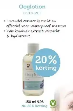 De Rode Pilaren Ooglotion remover aanbieding