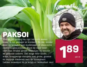 Ekoplaza Paksoi aanbieding