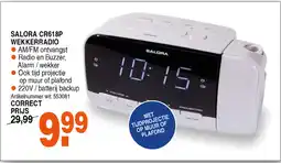 Correct L salora cr618p wekkerradio aanbieding