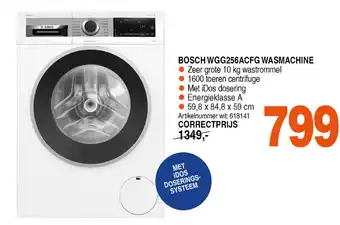 Correct Bosch wgg256acfg wasmachine aanbieding