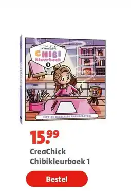 Bruna CreaChick Chibikleurboek 1 aanbieding