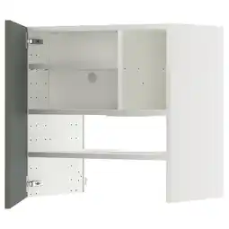IKEA Moderne keukenkast in grijsgroen, voorzien van verstelbare legplanken en stevige frameconstructie aanbieding