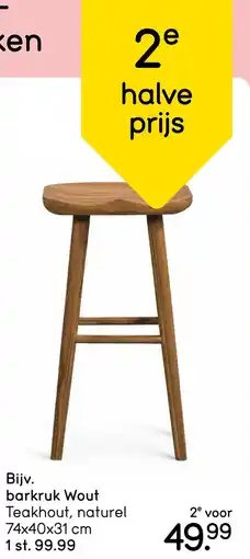 Leen Bakker Barkruk wout aanbieding