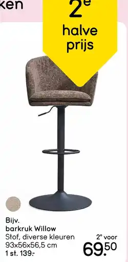 Leen Bakker Heel veel eetkamer- stoelen en barkrukken aanbieding