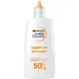 Etos Garnier Ambre Solaire Super UV Vitamine C Anti-Pigment Fluid SPF50+ 40 ML aanbieding