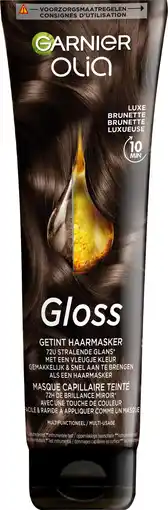 Etos Garnier Olia Gloss Gekleurd haarmasker 3 Luxe Brunette aanbieding