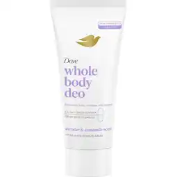 Etos Dove Whole Body Lavender & Chamomile Deocorant Cream 75 gram aanbieding