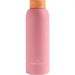 Etos Waterdrop Thermo Steel RVS Drinkfles Pastel Roze 600 ML aanbieding