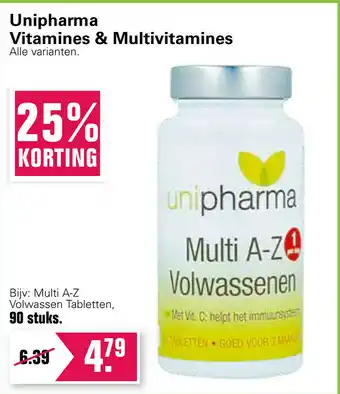 De Online Drogist Unipharma vitamines & multivitamines aanbieding