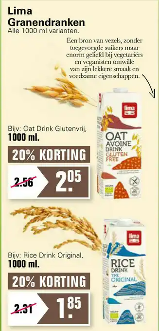 De Online Drogist Lima granendranken 1000ml aanbieding