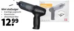 Wibra Mini stofzuiger aanbieding