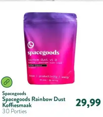 Holland & Barrett Spacegoods Rainbow Dust Koffiesmaak aanbieding