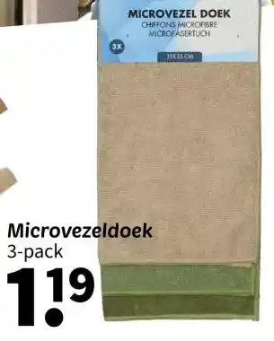 Wibra Microvezeldoek aanbieding