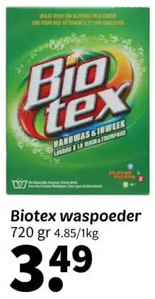 Wibra Biotex waspoeder aanbieding