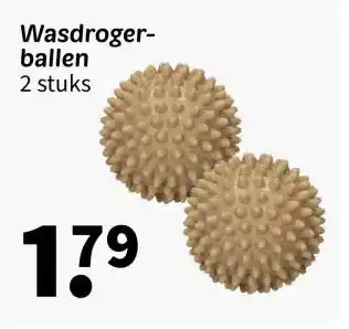Wibra Wasdrogerballen aanbieding
