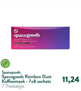 Holland & Barrett Spacegoods Rainbow Dust Koffiesmaak - 7x8 sachets aanbieding