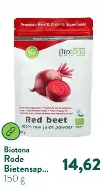Holland & Barrett Rode Bietensap Raw Poeder BIO aanbieding