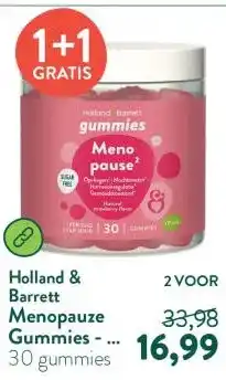 Holland & Barrett Menopauze Gummies - 30 gummies aanbieding