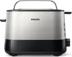 Bol.com Philips Viva HD2637/90 - Broodrooster - Zwart aanbieding