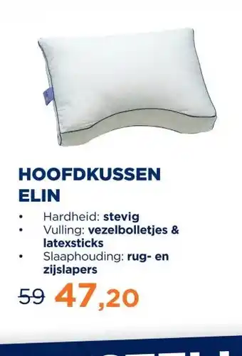 TotaalBED Hoofdkussen Elin | Vezelbolletjes aanbieding