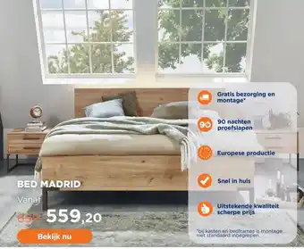 TotaalBED Bed Madrid aanbieding