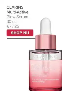 Pour Vous Clarins multi-active glow serum aanbieding