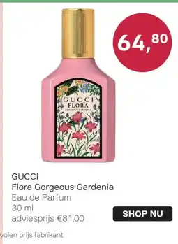 Pour Vous Gucci flora gorgeous gardenia aanbieding