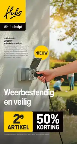 Hubo ION industries Opbouw schakelmateriaal aanbieding