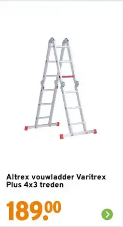 GAMMA Altrex vouwladder Varitrex Plus 4x3 treden aanbieding