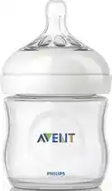 Bol.com Philips Avent Natural SCF690/17 - Babyfles (125 ml) met speen voor pasgeborenen 0m+ - 1 stuk aanbieding