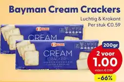 Die Grenze Bayman Cream Crackers aanbieding