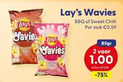 Die Grenze Lay's Wavies BBQ of Sweet Chilli aanbieding