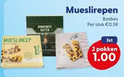 Die Grenze Mueslirepen Bosbes aanbieding