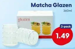 Die Grenze Matcha Glazen aanbieding