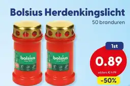 Die Grenze Bolsius Herdenkingslicht aanbieding