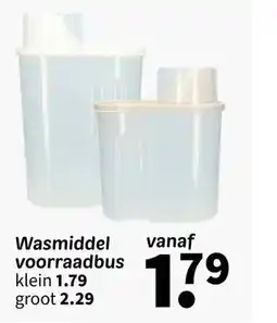 Wibra Wasmiddel voorraadbus groot aanbieding