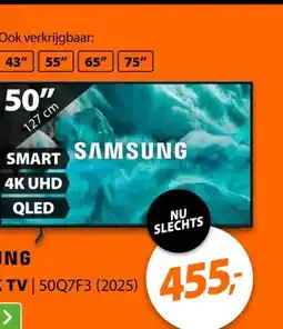 Expert Samsung QLED 4K 50Q7F3 (2025) aanbieding