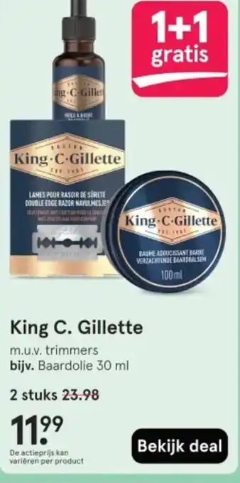 Etos King C. Gillette aanbieding