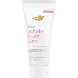 Etos Dove Whole Body Raspberry & Rose Deodorant Cream 75 gram aanbieding