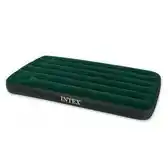 Bol.com Intex Twin Dura-Beam Downy Luchtbed met ingebouwde voetpomp - 191x99x25 cm aanbieding