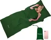 Bol.com Beefree lakenzak - Dunne zomerslaapzak - liner | Groen aanbieding