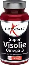 Bol.com Lucovitaal - Super Visolie Omega 3-6 - 60 Capsules - Visolie - Voedingssupplement aanbieding