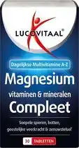 Bol.com Lucovitaal - Magnesium, Vitamine & Mineralen - 30 tabletten - Voedingssupplement aanbieding