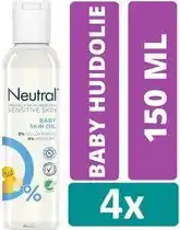 Bol.com Neutral Baby Huidolie - 4 x 150 ml Voordeelbundel aanbieding