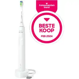 Albert Heijn Philips Sonicare handle 4100 wit HX3681/33 aanbieding